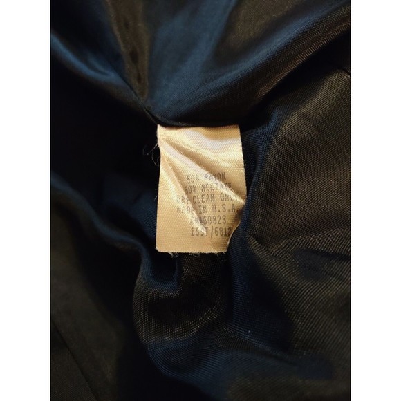 Casual Corner Dress Jacket Size 14 Gray Black Accent Button and Pocket Trim - Picture 7 of 8